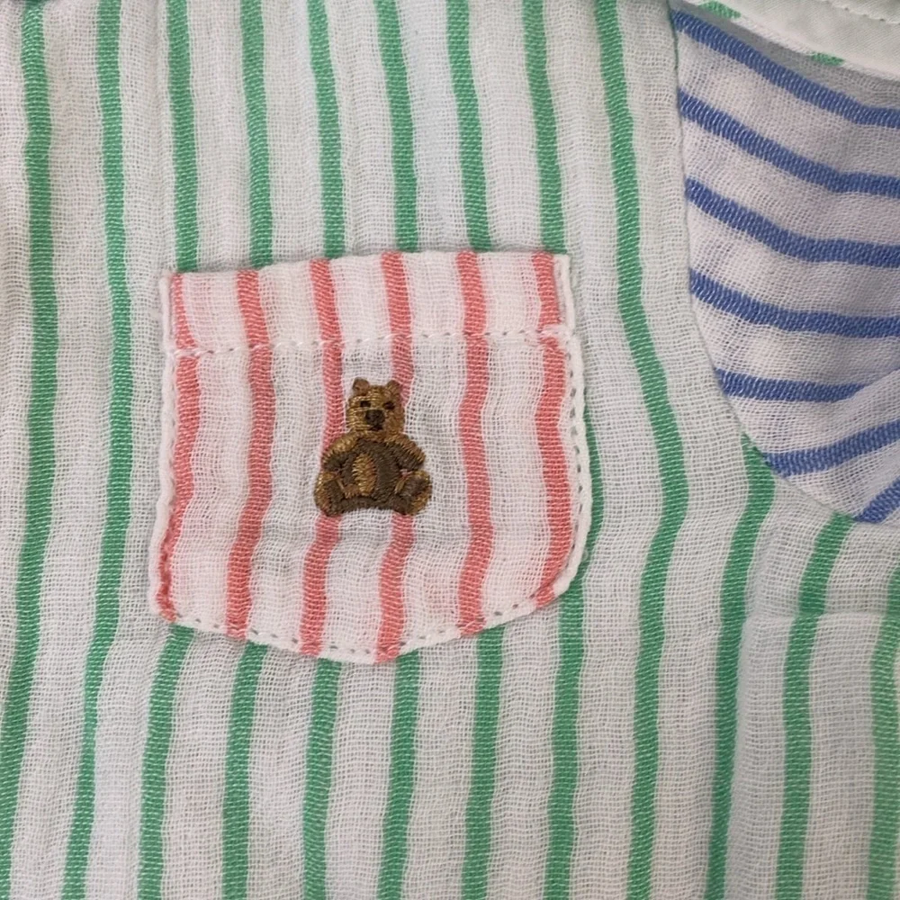 Gap Baby‎ Gauzy Crinkle Color bock Outfit Set 3-6 Months
